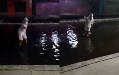 Boto assusta manauaras a noite na cheia do rio Negro