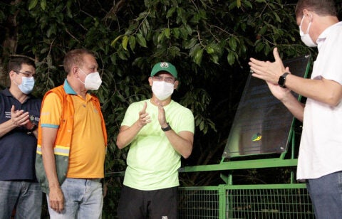 Passeio do Mindu é entregue revitalizado por David Almeida e Marcos Rotta