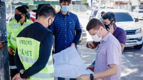 Prefeitura vai implantar rede de drenagem em trecho da avenida Tancredo Neves, no Parque 10