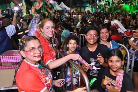 Crianças participam de atividades recreativas durante o Brinca Manaus no parque Gigantes da Floresta - Foto: Divulgação/Dhyeizo Lemos / Semcom-Prefeito e Valdo Leão / Semcom