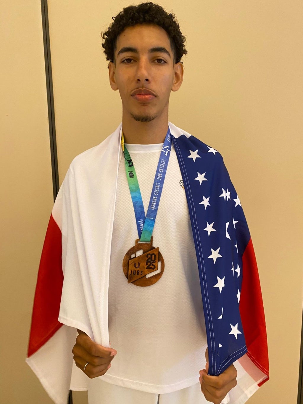 Atleta Ramoel Silva, do Centro Universitário Leonardo da Vinci (Uniasselvi) - Foto: Divulgação / Faud