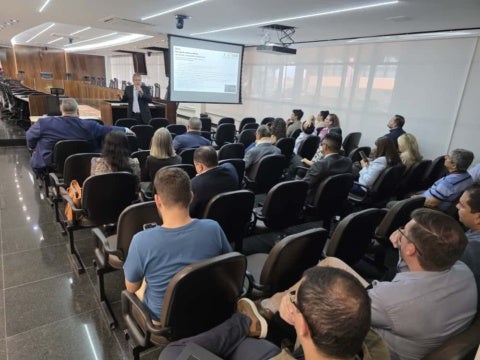 Curso “Combate a Cartéis” acontece no plenário Antônio Trindade da Procuradoria-Geral de Justiça - Foto: Divulgação/ Hirailton Gomes