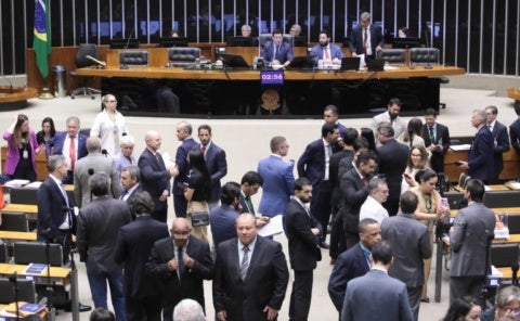 Plenário da Câmara dos Deputados durante votação do projeto que regulamenta serviços de streaming no país - Foto: Bruno Spada /Câmara dos Deputados - Fonte: Agência Câmara de Notícias