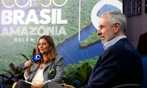 André Corrêa do Lago comenta posicionamentos de China e EUA durante negociações da COP30 - Foto: Bruno Peres/Agência Brasil