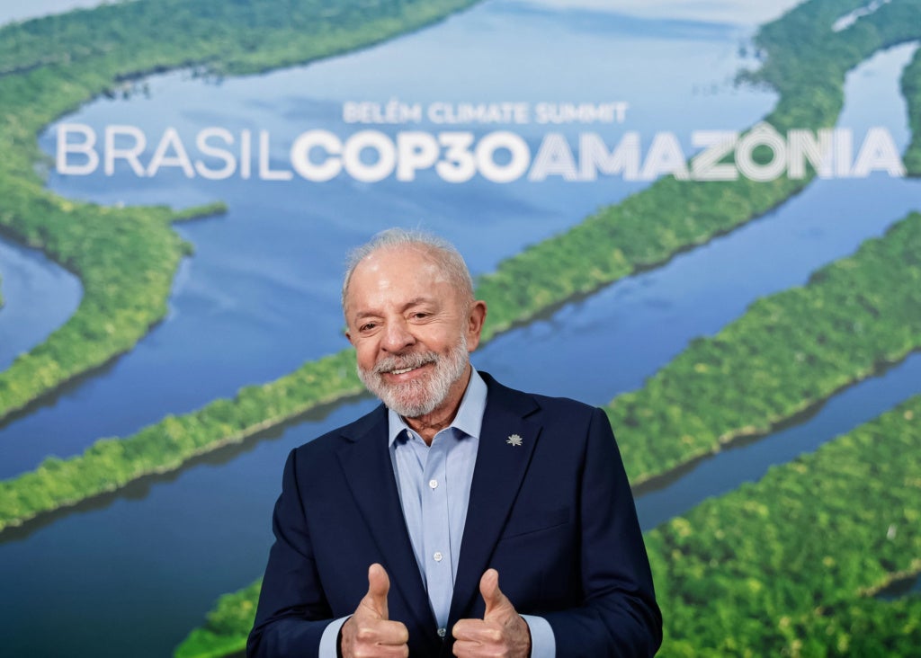 Presidente da República, Luiz Inácio Lula da Silva, durante a recepção oficial dos Chefes de Delegação da Cúpula do Clima (COP30). Parque da Cidade – Belém (PA - Foto: Ricardo Stuckert / PR