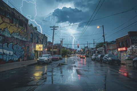 Cidades do Sul se preparam para a chegada do ciclone extratropical com ventos fortes e chuva intensa - Foto: Freepik