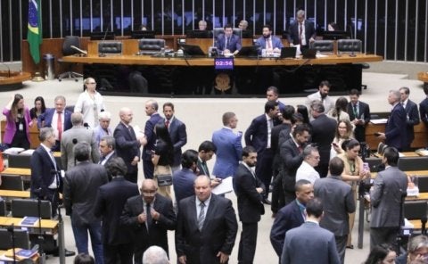 Plenário da Câmara dos Deputados durante votação do projeto que regulamenta serviços de streaming no país - Foto: Bruno Spada /Câmara dos Deputados - Fonte: Agência Câmara de Notícias