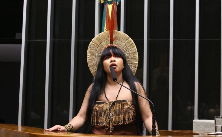 Célia Xakriabá, relatora da proposta - Foto: Vinicius Loures/Câmara dos Deputados