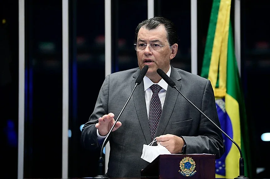Eduardo Braga, candidato do MDB à reeleição para o Senado pelo Amazonas nas Eleições 2026 - Foto: Pedro França/Agência Senado